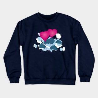 Hearts in the clouds Crewneck Sweatshirt